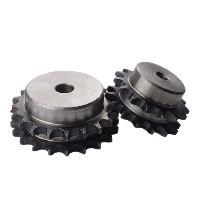 1 pièces 06B-2 Double rangée Pas 9.525mm Acier Industriel pignon Roue dentée 12/13/14/15/16/17/18/19/20/21/22/23/24/25/26/27 Dents (Size : 19 Teeth)