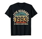 Epic Husband Since 1993 - 28th Wedding Anniversary T-Shirt