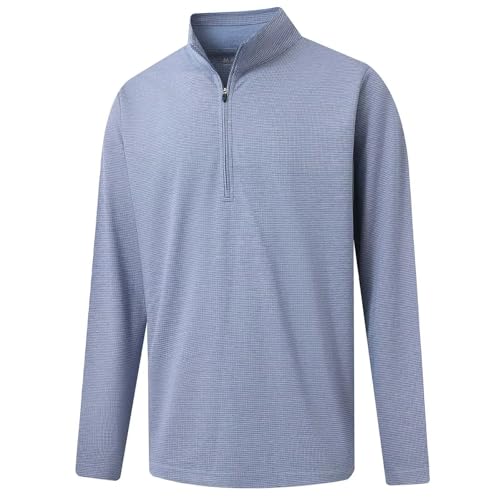 M MAELREG Quarter Zip Pullover Men Mock Neck Long Sleeve Performance Golf Athletic Pullover Half Zip Mens Sweatshirt