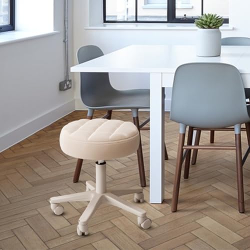 Cojín redondo de PU para asiento de esponja de bar MAGICLULU, tapizado resistente para taburete 6