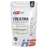 HS HERO SPORT Creatina Monohidratada Creapure® 330g. 100% Pura. Creatina Alemana Creapure®. Vegana, 160 porciones, 5g por...