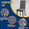 Fafua Chair Covers, Stretch Kitchen Dining Room Chair Covers Set of 6, Removable Washable Dining Chair Slipcovers for Home, Hotel, Banquet #1