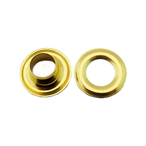 C.s. Osborne Brass Grommets & Washers #G1-2 Size 2 (3/8" Hole) 144 Sets #TOP1
