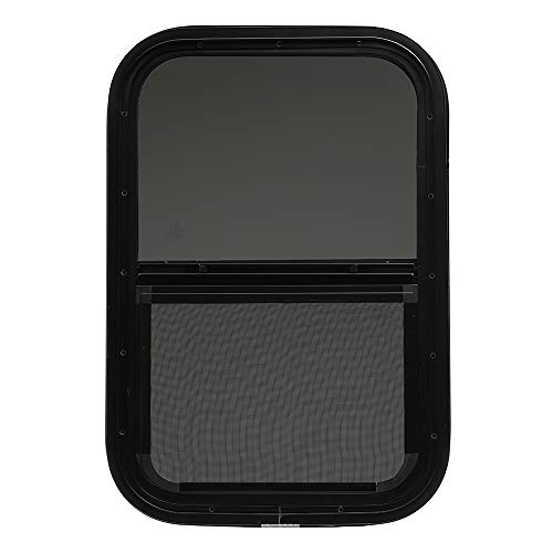 ToughGrade Vertical Sliding Black RV Window 15