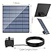 AISITIN Solar Springbrunnen für Außen 1.5W DIY Solarbrunnen für Draussen 2025 Upgrade Solarpumpe mit 3m Kabel,Solar Brunnen mit 6 Fontänenstile Solar Teichpumpe für Garten,Vogelbad,Teich
