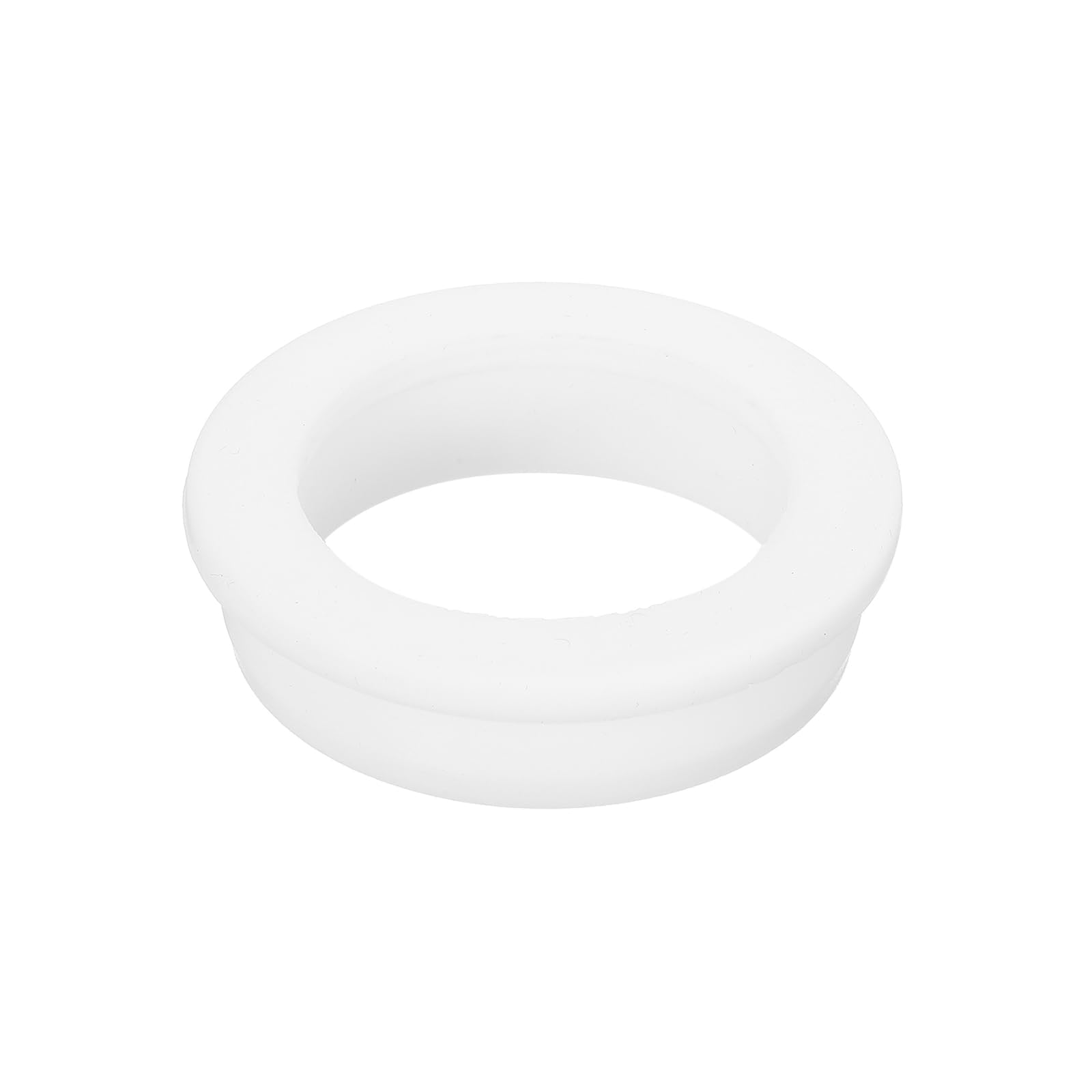 Unifizz 1Pcs Rubber Grommet 55mm Drill Hole, 44mm ID Hole Top Hat Grommet White Silicone Hole Plug Gasket for Automotive, Machinery and Wiring Applications