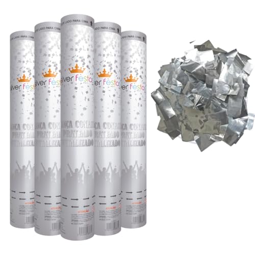 Lança Confete Metalizado e Neon Festa Aniversário (Confete de Papel, Neon Colorido)