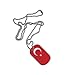 Produktbild Dog Tag / Erkennungsmarke / Kette Türkei - 3 x 5 cm