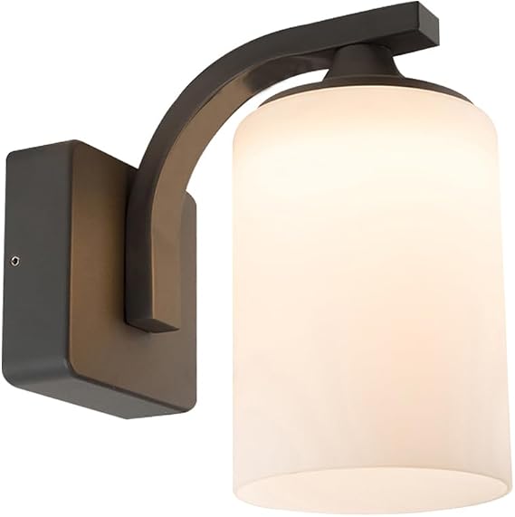 Outdoor Wall Sconce E27 Socket Garden Lights,Porch,Patio,Corridor,Street,Home Yard,Anthracite(Bulb Excluded)