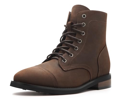PARTY Mens Dress Boots - Casual Lace-up Chukka Leather Boots for Men