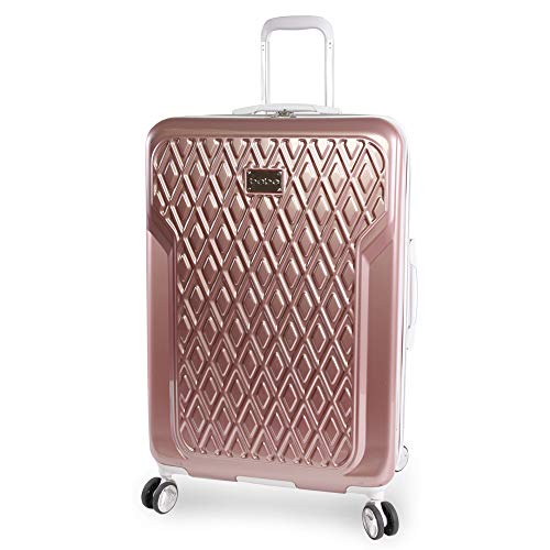 Bebe Women's Luggage Stella 29" Hardside Check In Spinner, Telescoping Handles, Rose Gold, One Size #TOP1