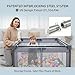 Orian Baby Playpen 50x50 Large Play Yard for Babies and Toddlers, Indoor Outdoor Playpen, Sturdy Baby Play Pen with Mesh Sides, Safe Baby Fence Play Area, Assembly Required/Not Portable, w Storage Bag