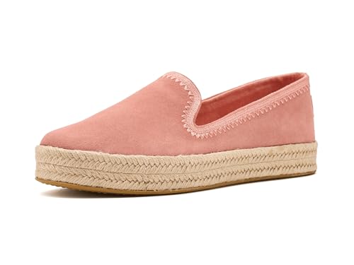 Image of TOMS Women's Carolina Slip-on Espadrille, Leather Upper