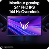 LG Ultragear | Écran Gaming IPS 24" FHD | 144Hz 5ms - 4