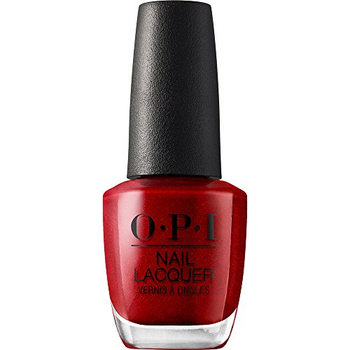 OPI Nail Polish, Nail Lacquer, An Affair in Red Square, Red Nail Polish, 0.5 Fl Oz