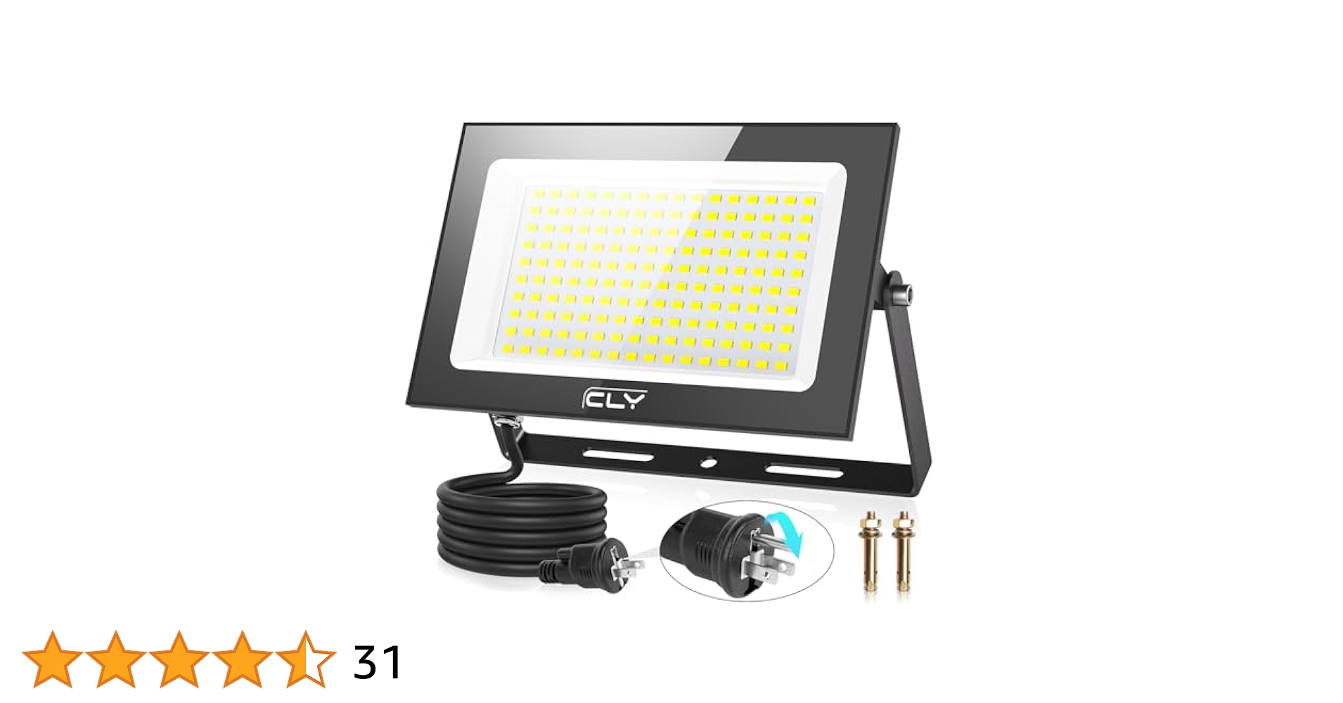 ❤投光器とは思えないデザイン性❣40Wと超ハイパワー＆超高輝度♪❤LED投光器 41L1GdvGphL.jpg_BO30,255,255,