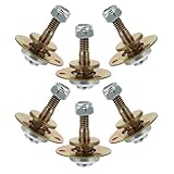 Cabilock 6 Stück Schaukelstuhllager M8X55Mm Gleitlager aus Eisenbeschichtung Verschleißfestes Ersatzlager für Möbel Geräuscharmes Zubehör Zur Reparatur und Wartung Von Schaukelstühlen