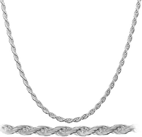 JOTW Rhodium Plated Sterling Silver 