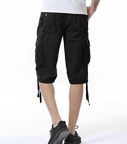 Dongd Mens Cargo Shorts Cotton Relaxed Fit Camouflage Camo Cargo Short #TOP3
