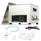 U.S. Solid 30L Ultrasonic Cleaner - 28/40kHz Dual-Frequency Digital Ultrasonic Cleaning Machine with Heater, Timer, and Degas Function
