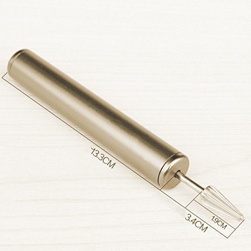 Chengyida Craftool Pro Edge Dye Roller Pen,Leather Craft Leather Edge Treatment Metal Oil Pen Diy Leather Tools,Brass Tip (Gold Color) #TOP5