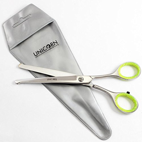 UNICORN PLUS Dog Grooming Scissors Tip Rounded Professional Pet Grooming Hair Scissors Dog/Cat Hair Cutting Scissors 6.5 Inch with Pouch - Image 10