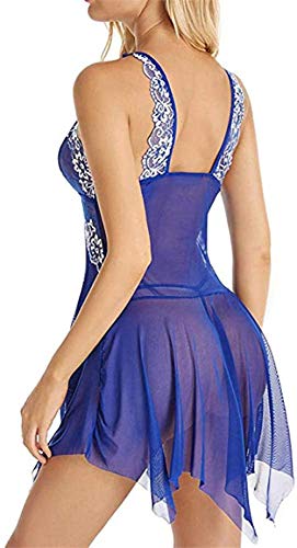 Lingerie sexy pour femmes nuisette en dentelle fine pour nuits sensuelles