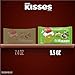 HERSHEY'S KISSES Grinch Milk Chocolate, Christmas Candy Bag, 9.5 oz