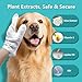 NHMFMLZW 24PCS Unscented Extra Thick Pet Glove Wipes for Dogs & Cats, Dog Cat Washing Cleaning Gloves, Dog Grooming Bath Gloves for Daily Care and Traveling, Rinse Free