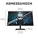 HP Omen 24 Gaming Monitor - 24 Zoll Bildschirm, FHD Display, 165Hz, AMD FreeSync Premium, 1 ms Reaktionszeit, 2X HDMI 2.0, Display Port 1.4, Audioausgang, schwarz