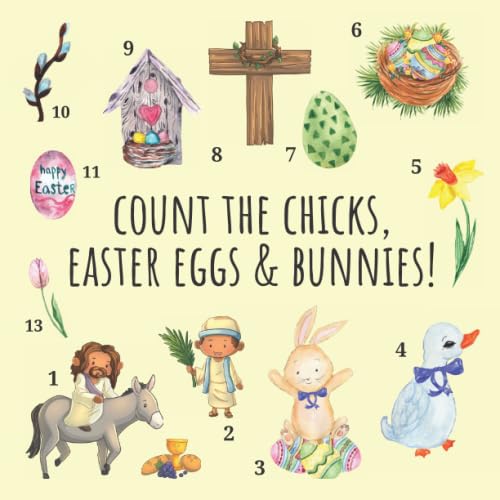 Count the Chicks, Easter Eggs & Bunnies!: A Fun Activity Book For 2-5 ...