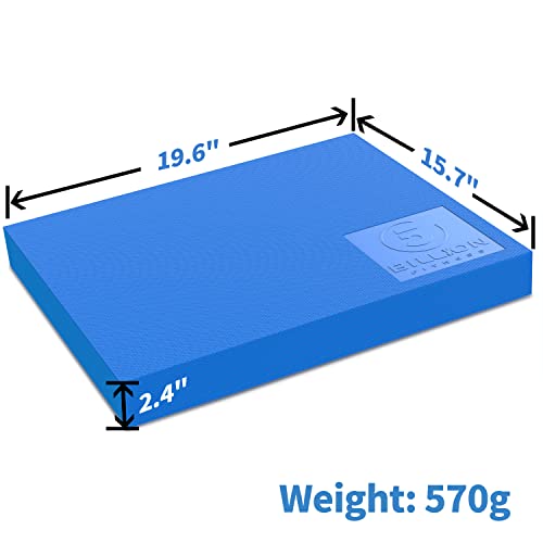 Xl Foam Balance Pad 19.6×15.7×2.4”,5Billion Balance Pad For Physical Therapy,Non-Slip Exercise Stability Pad For Balance Workout,Yoga Knee Pad For Gym Fitness Stretching Pilates,Blue #TOP4