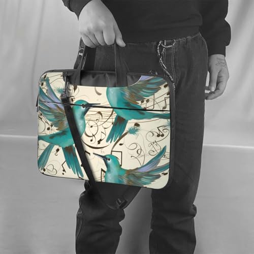 Sac ordinateur antichoc bleu sarcelle protège des impacts - 2