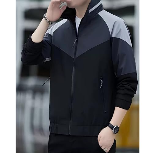 Image of MIA FASHION Mens Water Rasistance Jacket for Light Rain Full Sleeves Zipper Jacket Inside Pocket for Bike Riders & Outdoor Activity