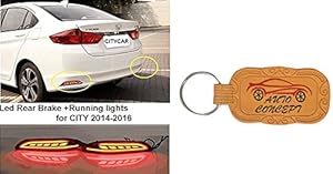 Rear Bumper LED Reflector Drl for Honda City