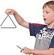 Triangel Musikinstrument, Triangle, Triangel Percussion, Triangel Instrumenten Set für Erwachsene, Kinder, Kleinkinder - Kinderspielzeugset