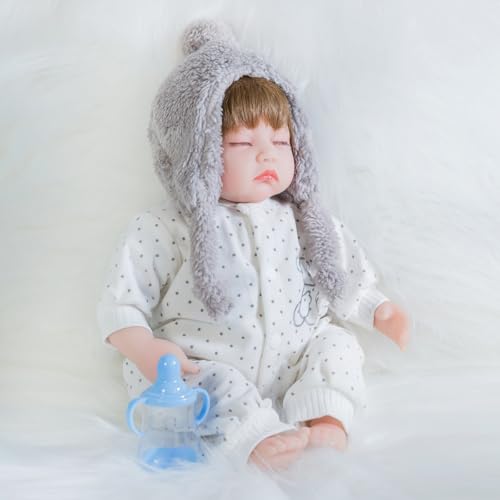 Muñeco Reborn Bebé Realista 16 pulgadas miniatura 5