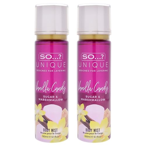 Image of Unique Body Mist - Vanilla Candy by So? for Women - 5.1 oz Body Mist - Pack of 2