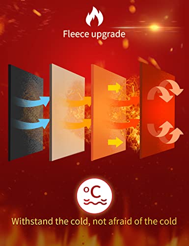 Gihuo Men's Winter Warm Fleece Pants Sherpa Fleece Lined Jogger Pants Sweatpants3