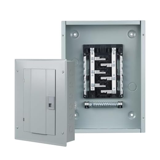 THQL Circuit Breaker Panels, 12-Space, 125A Circuit Breaker Distribution Box, 120V/240V Circuit Breaker Electrical Enclosure,Indoor Main Lug Load Center