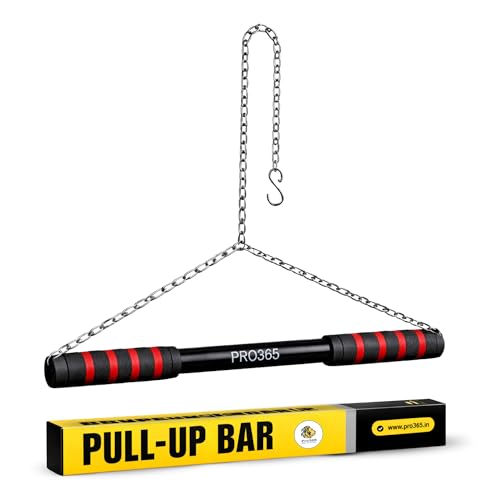 Image of PRO365 Rotational Chin Up Bar | Monkey Bar | In Room Kids Hanging Rod | Height Growth | Heavy Duty Chain | Home Gym Equipment |