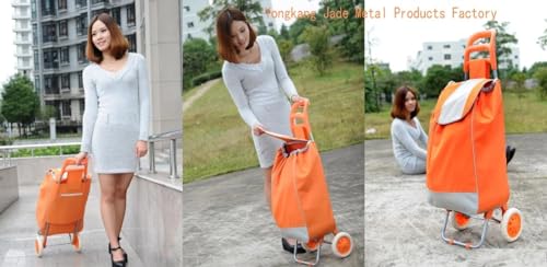 شنطة تسوق ترولي من الصافي - مقاس L - اسود