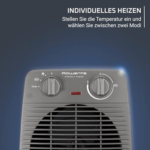 Rowenta Compact Power Heizlüfter, 2 Leistungsstufen, kompakte Abmessungen – Ansicht 6