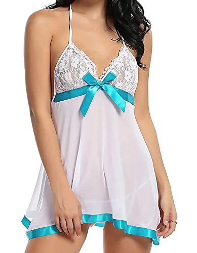 Image of Women Babydoll Lingerie with G -String Panty