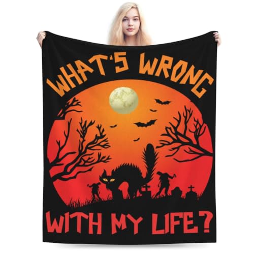 Whats Wrong with My Life Throw Blanket for Couch 40"x30"