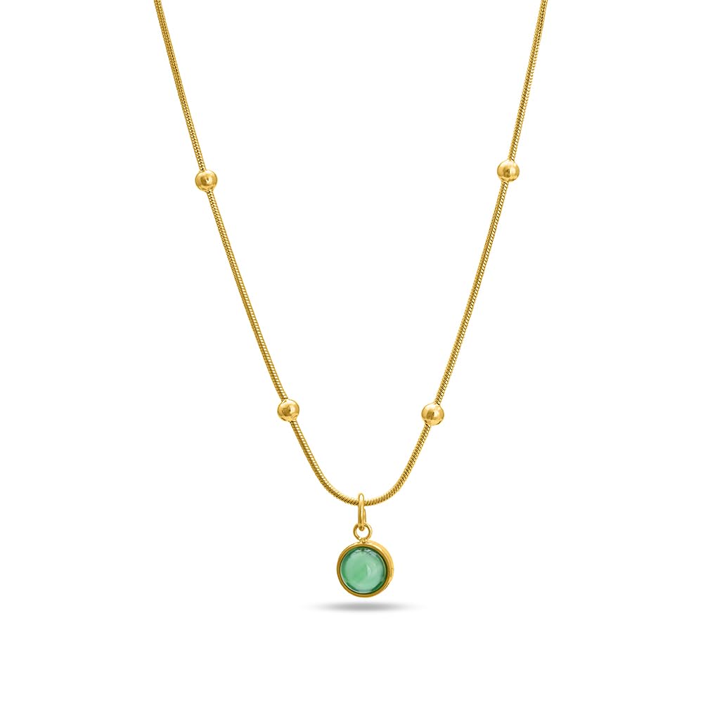 Emerald Glow Pendant for Women - Waterproof & Anti-Tarnish Pendant | Gift for Girls & Women-image-37