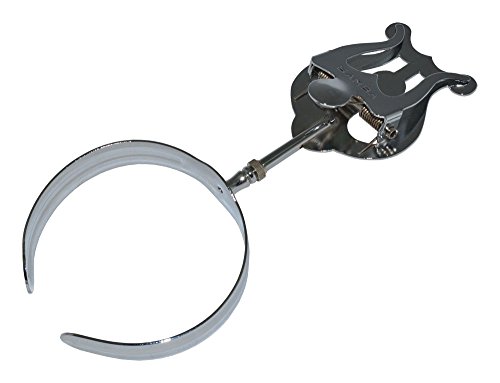 Atril marcha flauta, super, con brazalete metálico cromado