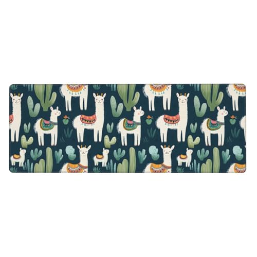 Grand tapis de souris de jeu anti-glisse avec joli imprimé