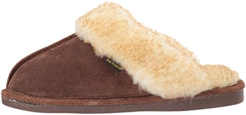 Old Friend Women's Buffy Scuff Slipper, Chocolate Brown, 7 M US | Image 7