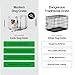 DIGGS Evolv Dog Crate - Slim, Durable Dog Kennel with Removable Ceiling Panel and Modular Design - Safe, Stylish, and Convenient (Ash, Small)